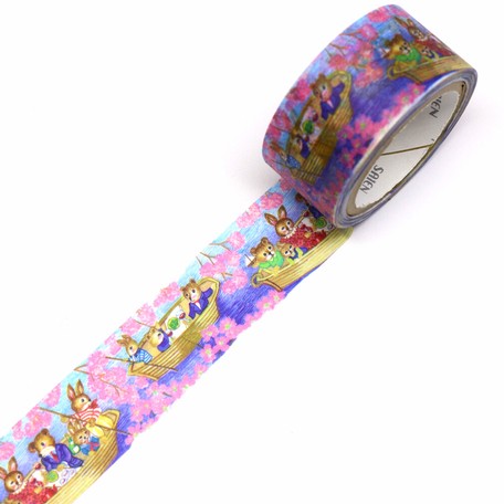 SAIEN Artist Series Washi Masking Tape, April Hanami — product image 2