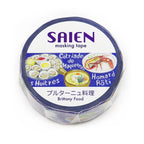 SAIEN Artist Series Washi Masking Tape, Brittany Cuisine