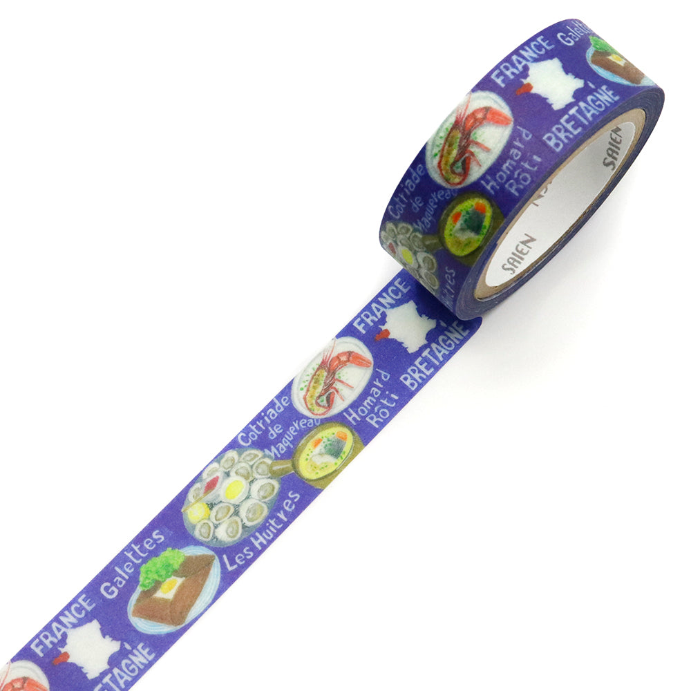 SAIEN Artist Series Washi Masking Tape, Brittany Cuisine — product image 2