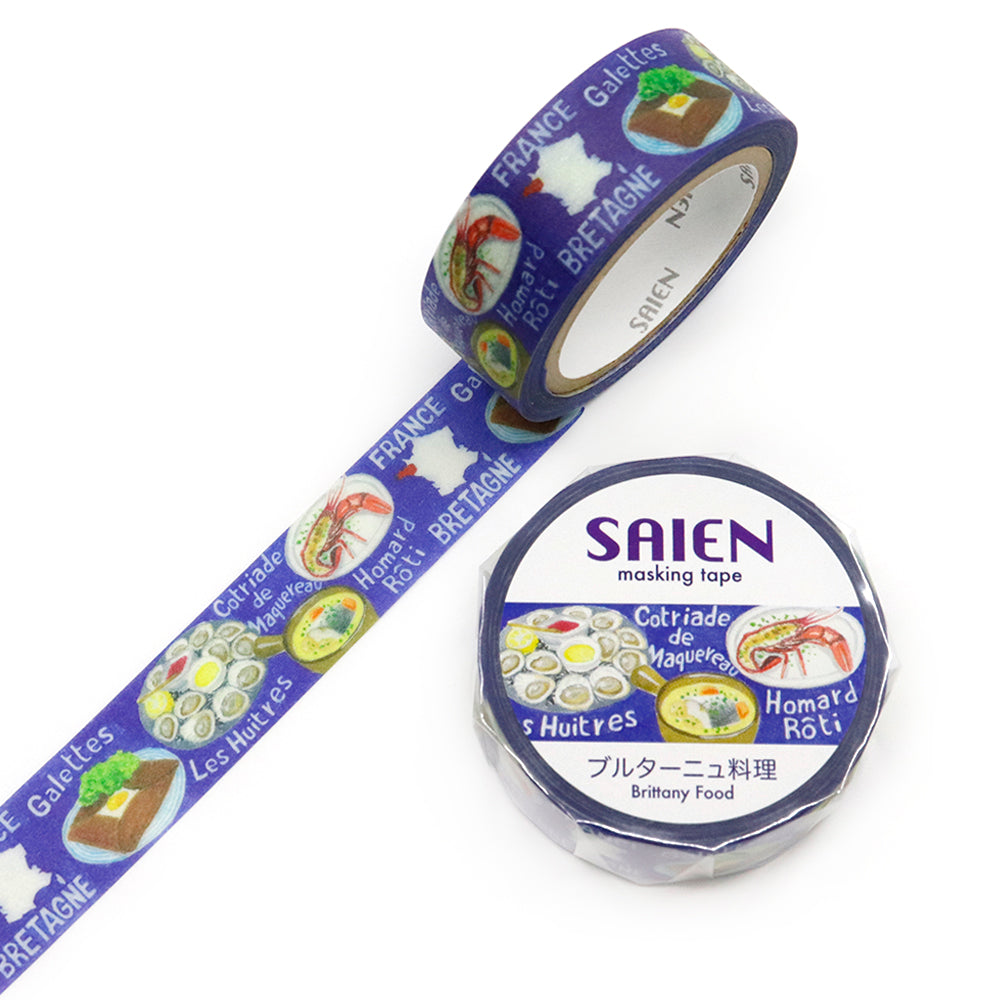 SAIEN Artist Series Washi Masking Tape, Brittany Cuisine — product image 3