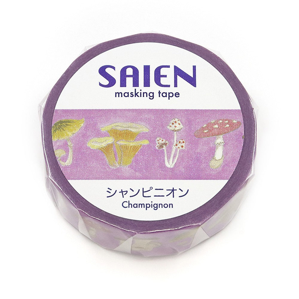 SAIEN Artist Series Washi Masking Tape, Champignon