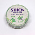 SAIEN Artist Series Washi Masking Tape, Sansai Wild Vegetables