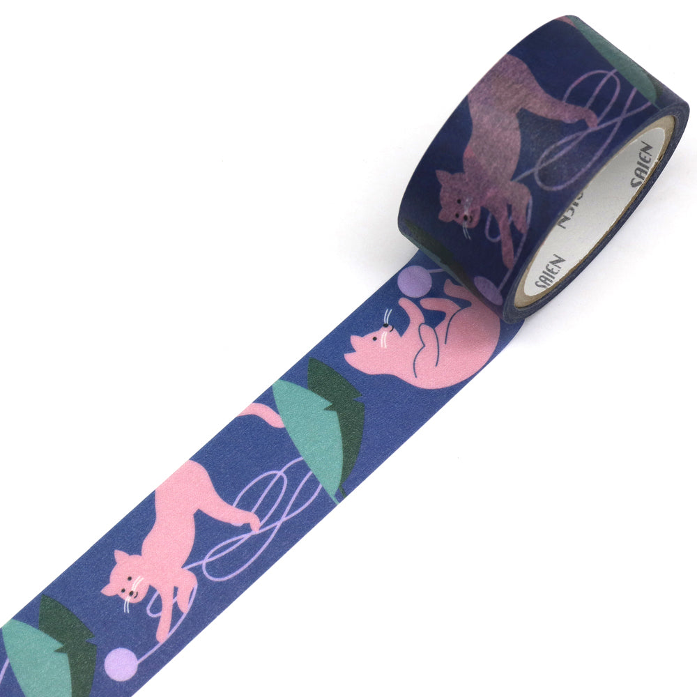 SAIEN Heidi Valkola Washi Masking Tape, Cats — product image 2