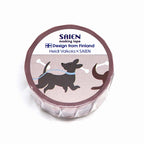 SAIEN Heidi Valkola Washi Masking Tape, Dog