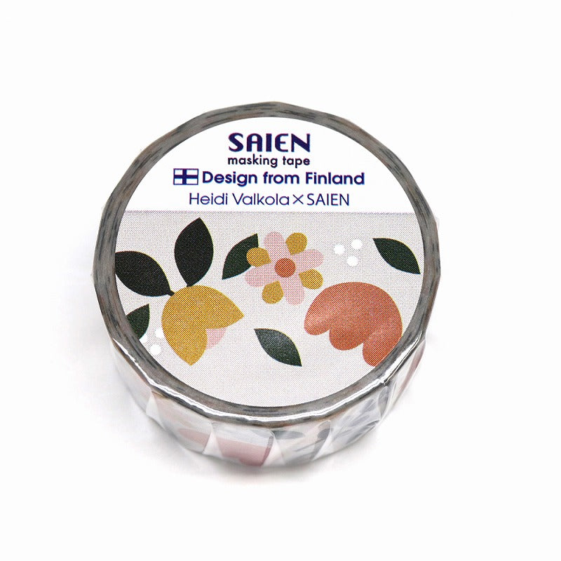 SAIEN Heidi Valkola Washi Masking Tape, Flowers