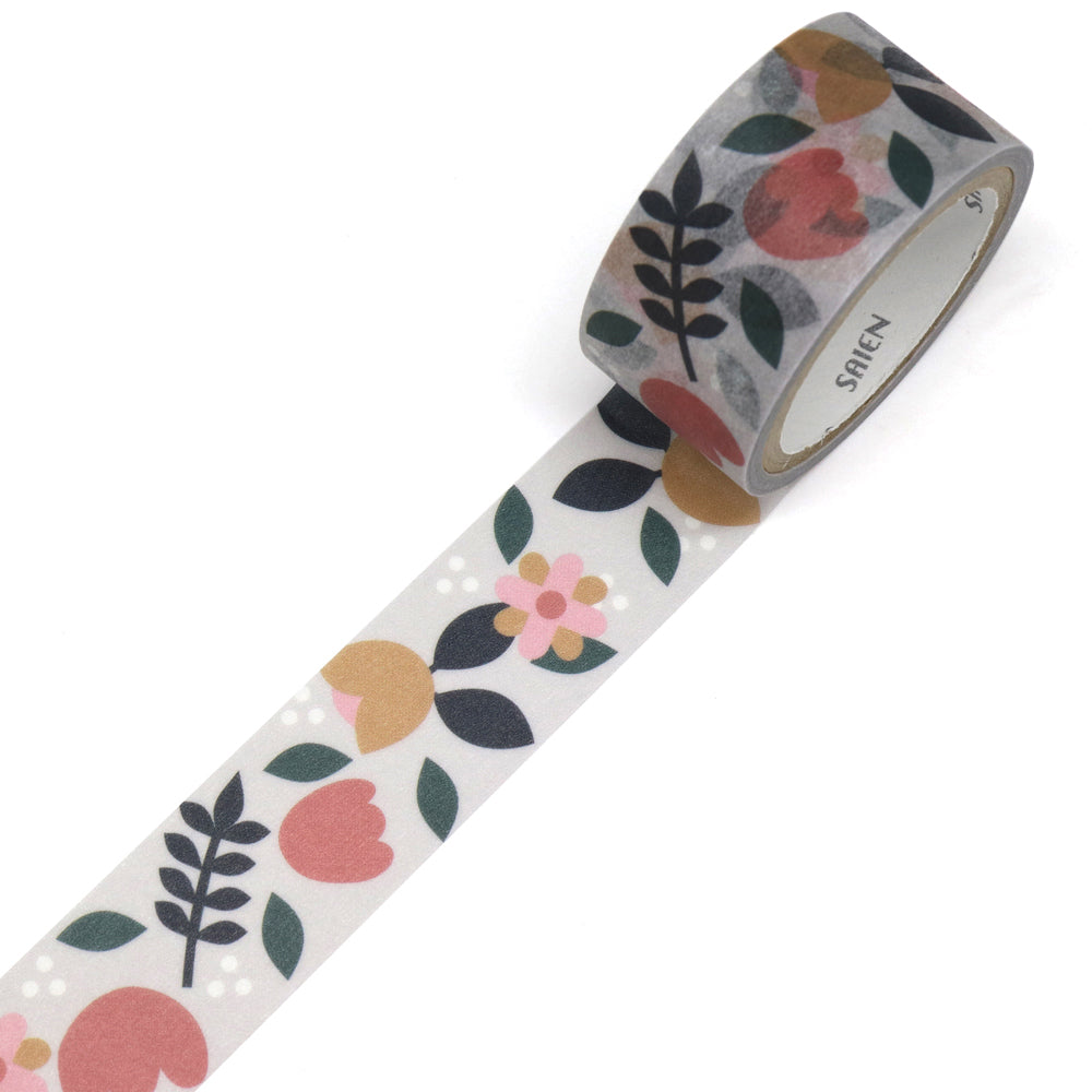 SAIEN Heidi Valkola Washi Masking Tape, Flowers — product image 2
