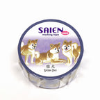 SAIEN mini Washi Masking Tape, Shiba Inu