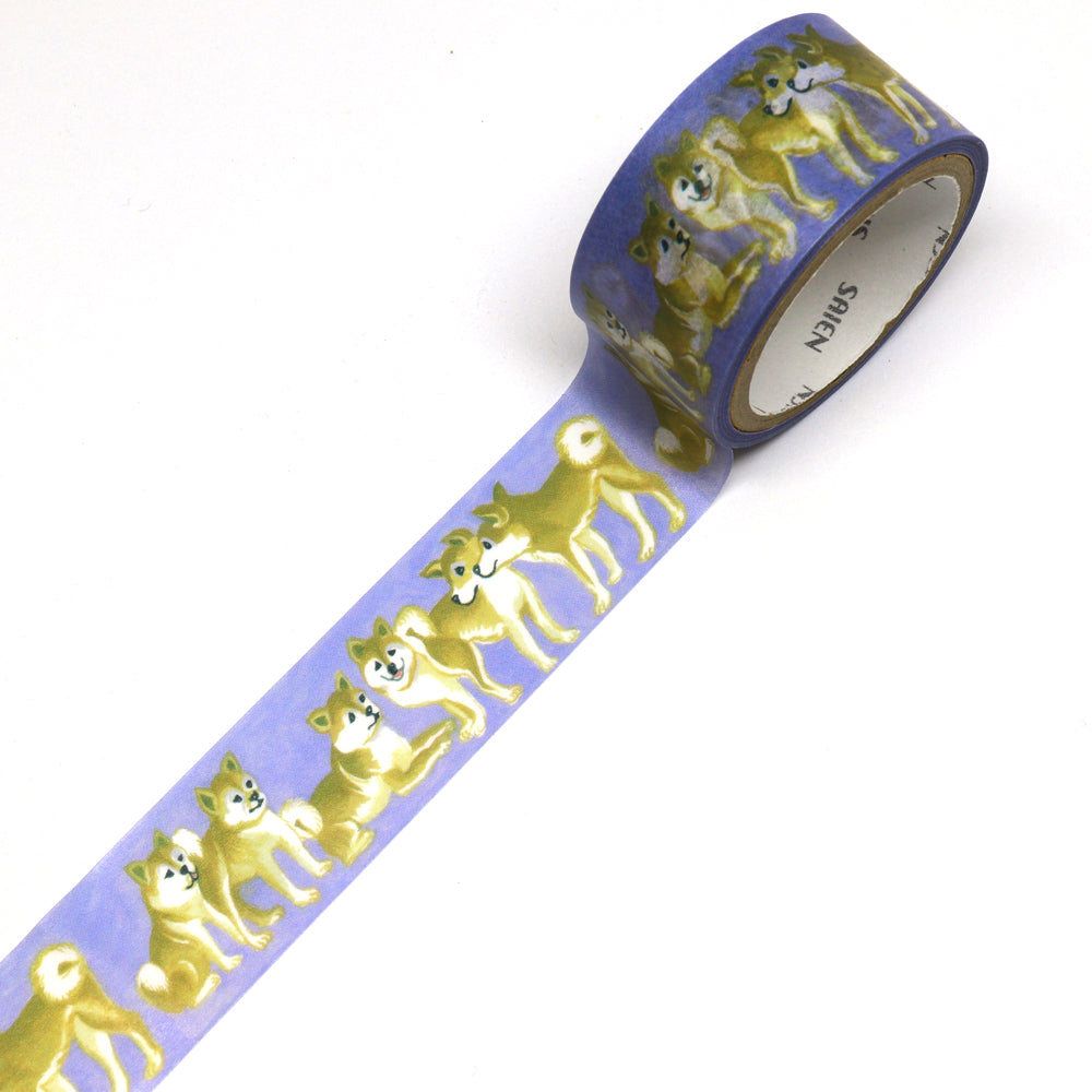 SAIEN mini Washi Masking Tape, Shiba Inu — product image 2
