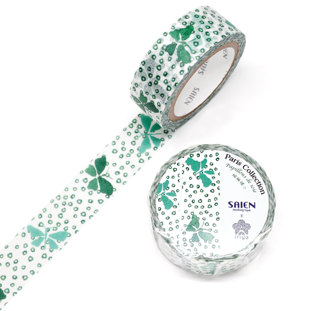 SAIEN Washi Masking Tape, Chirimen Butterflies — product image 3