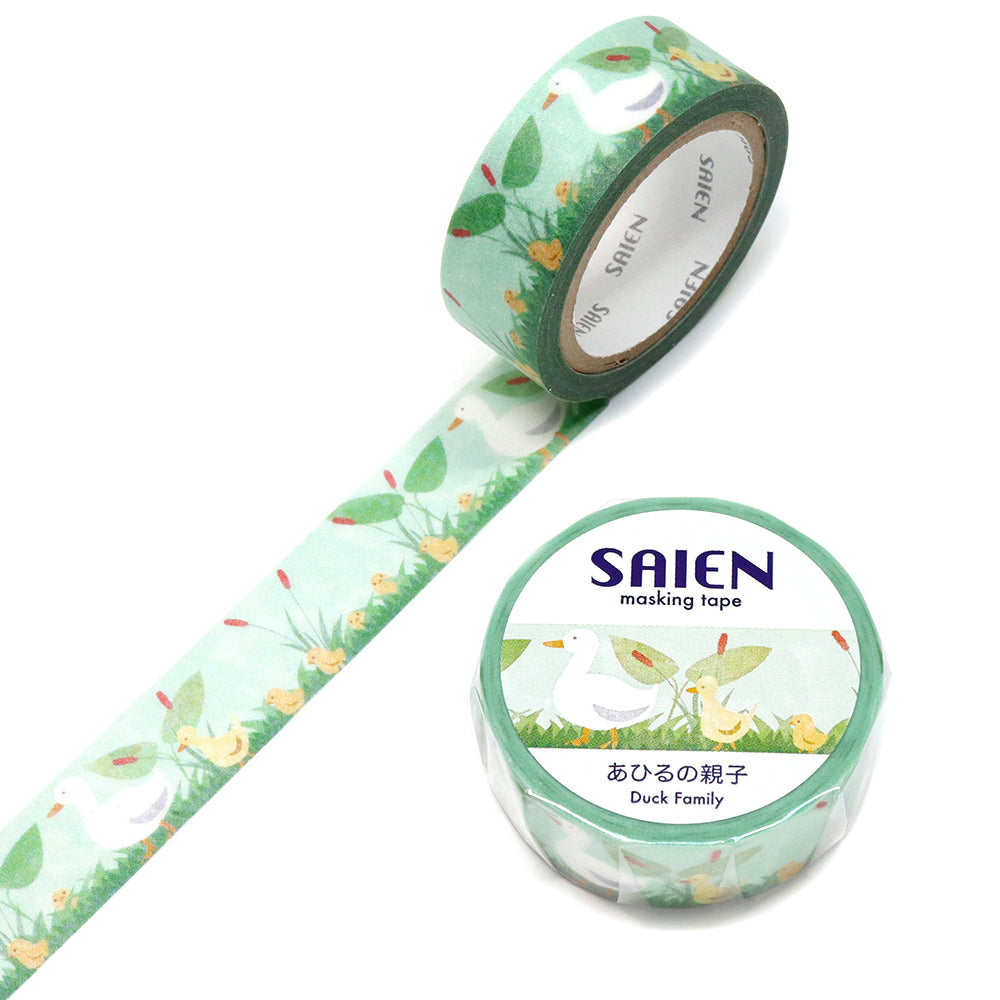 SAIEN Washi Masking Tape, Duck and Ducklings — product image 3