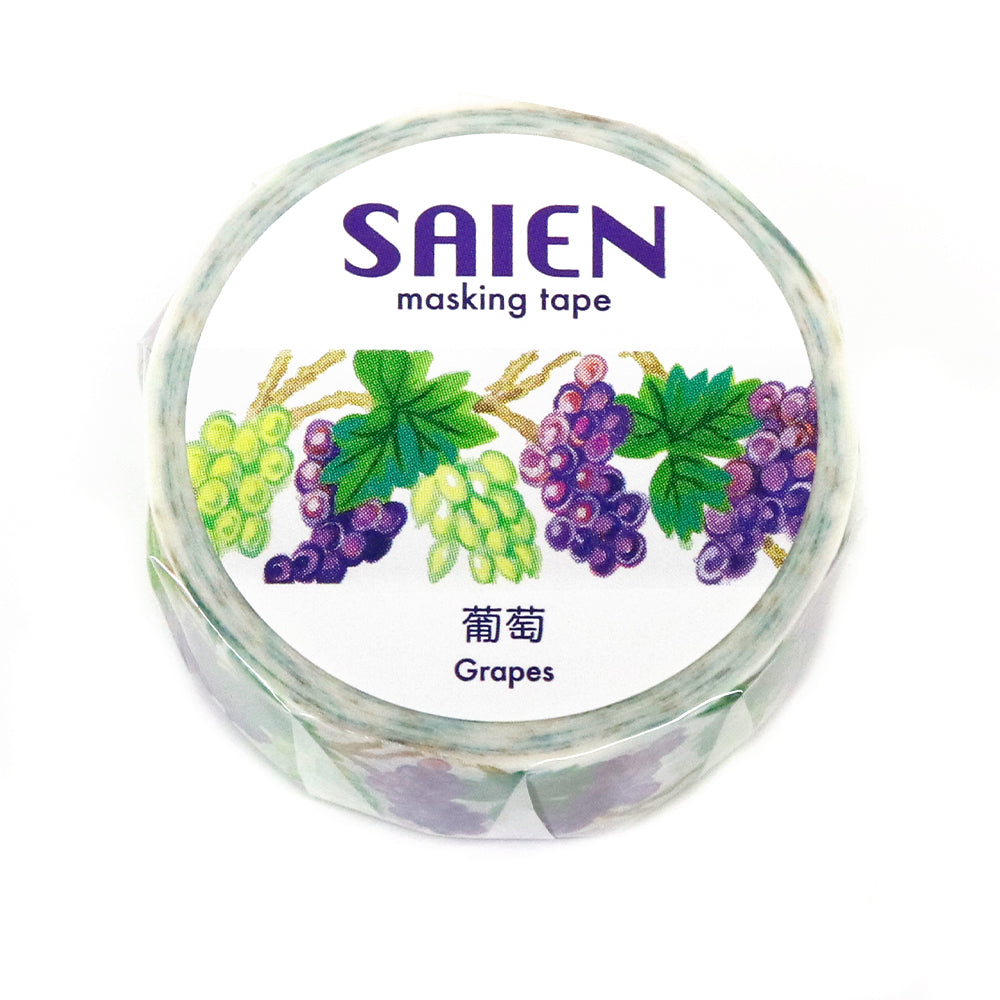 SAIEN Washi Masking Tape, Grapes