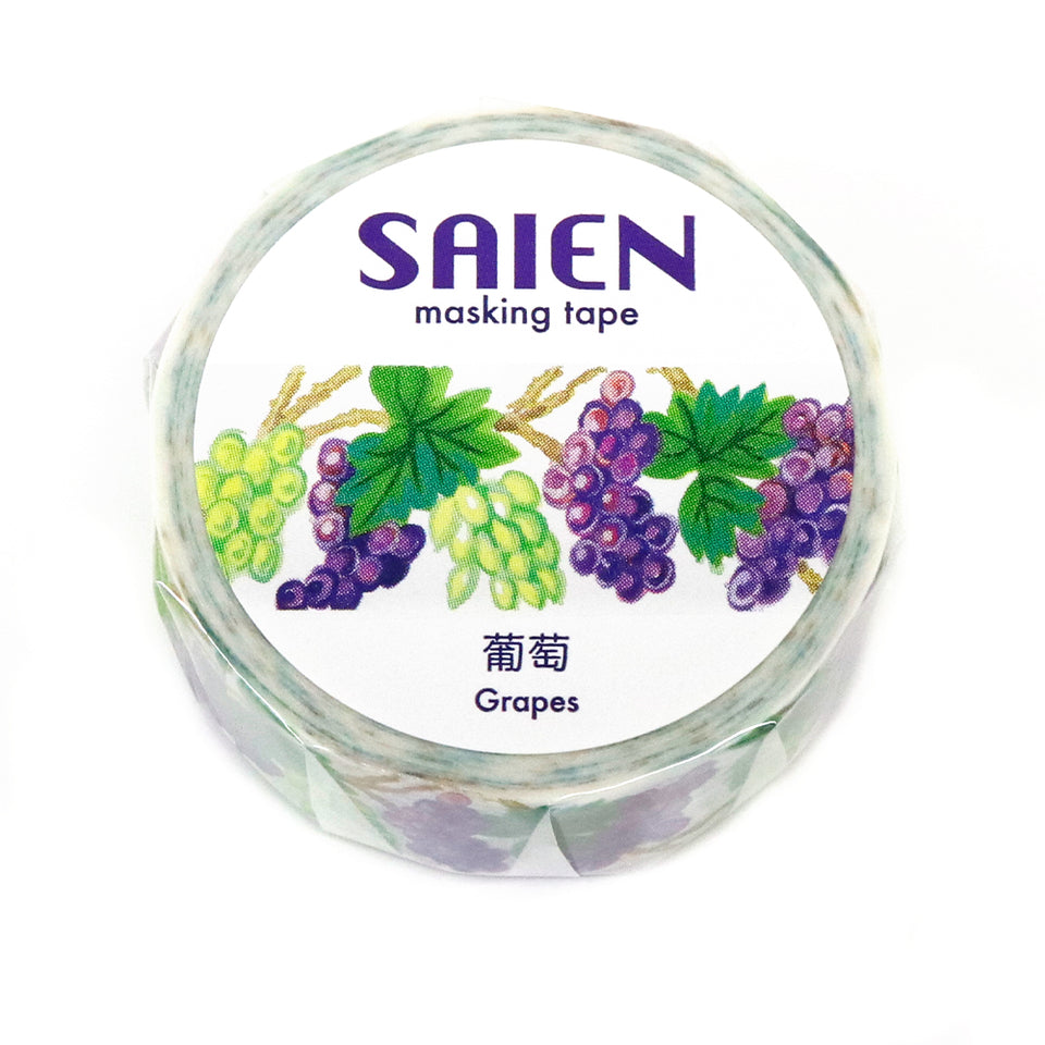 SAIEN Washi Masking Tape, Grapes