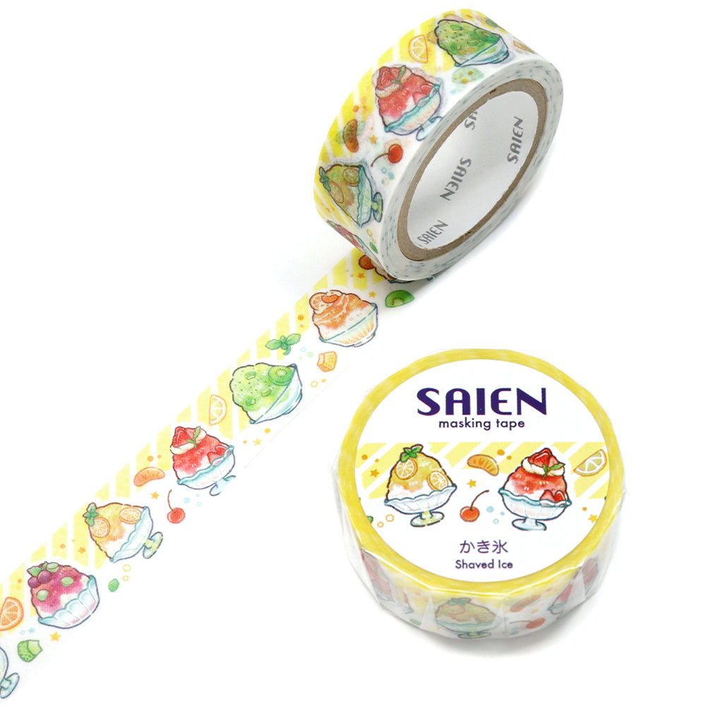 SAIEN Washi Masking Tape, Kakigori Shaved Ice — product image 3