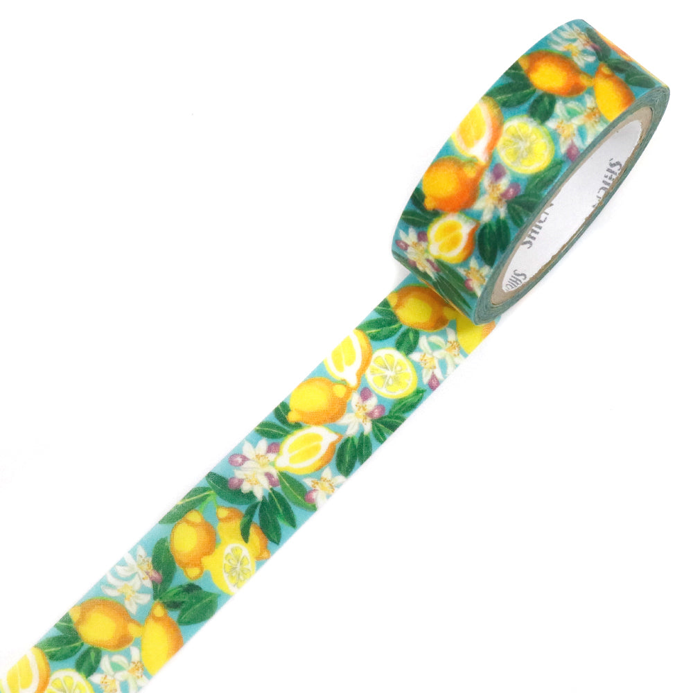 SAIEN Washi Masking Tape, Lemon — product image 2
