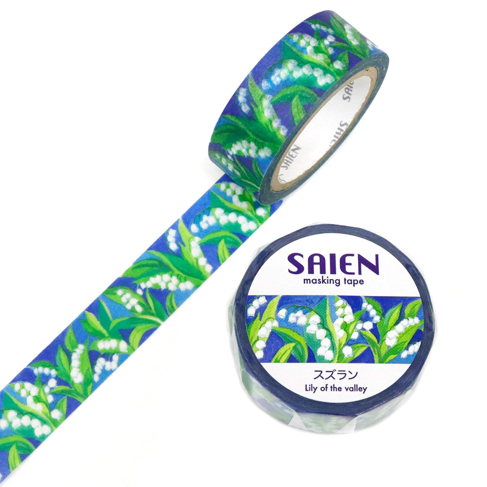 SAIEN Washi Masking Tape, Lily of the Valley — product image 3