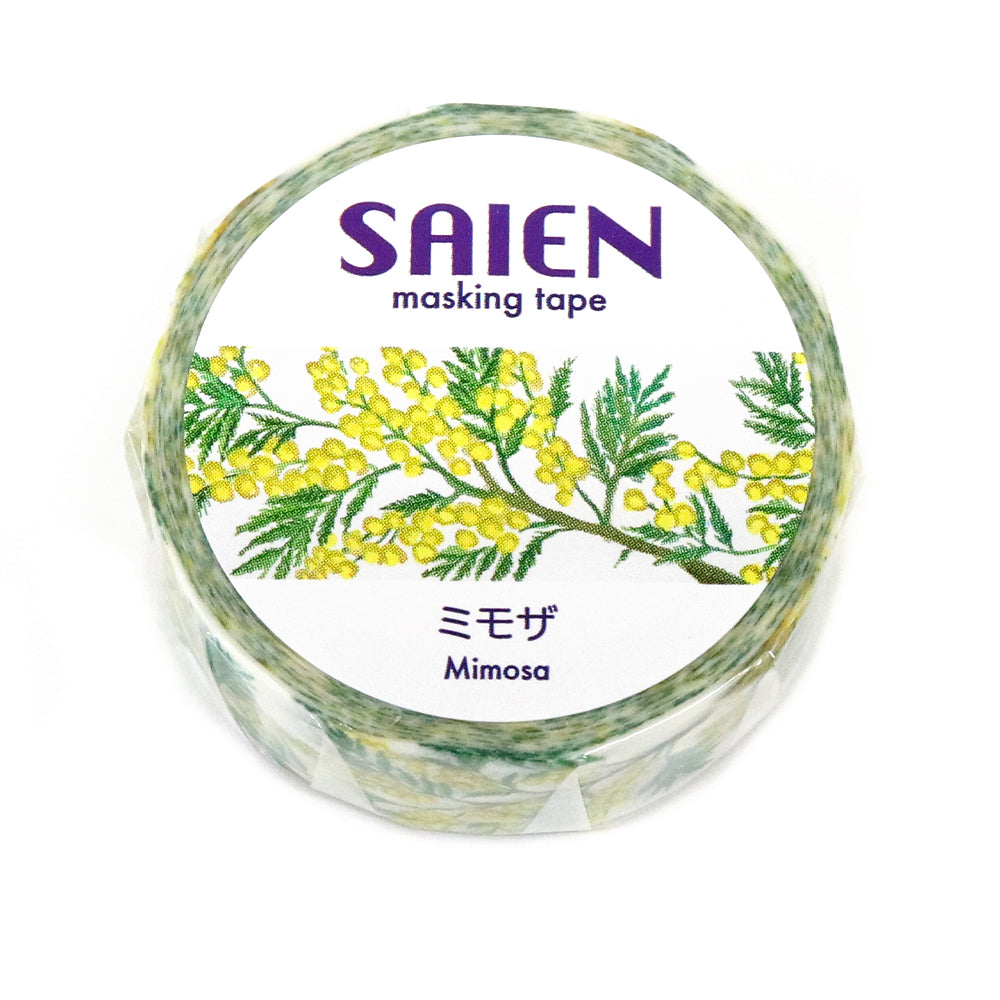 SAIEN Washi Masking Tape, Mimosa