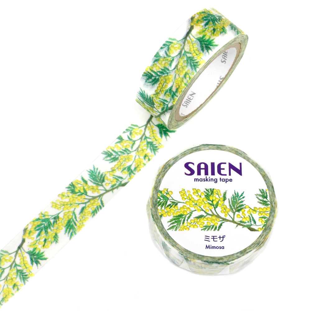 SAIEN Washi Masking Tape, Mimosa — product image 3