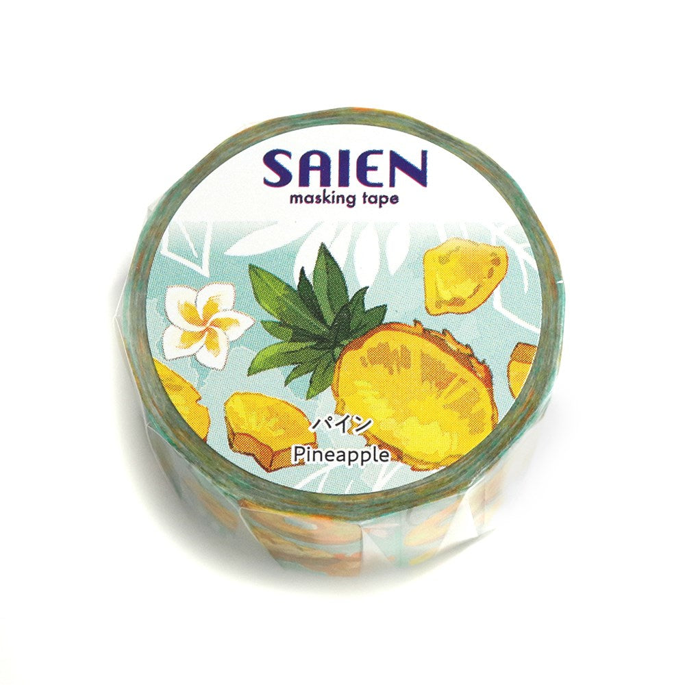SAIEN Washi Masking Tape, Pineapple