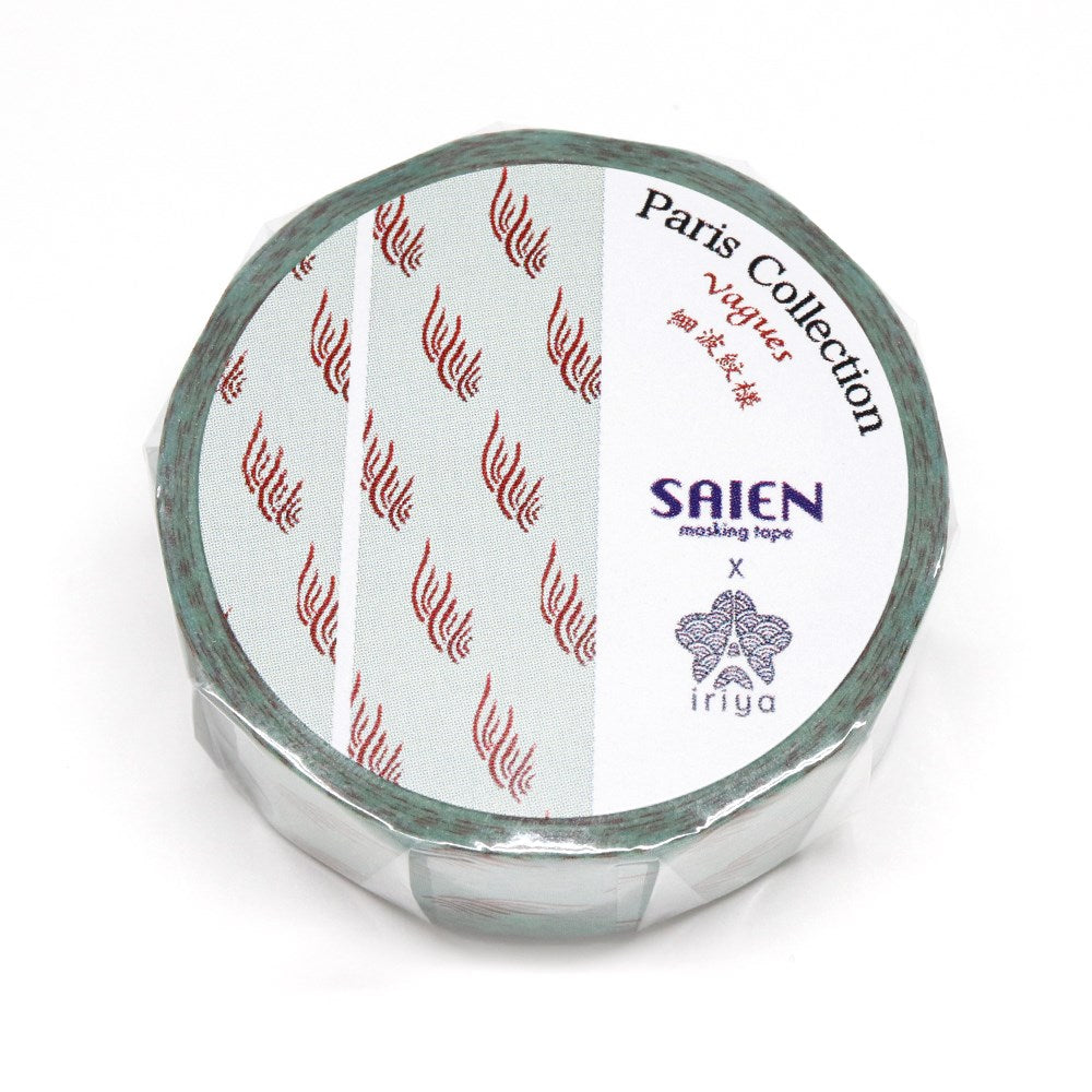 SAIEN Washi Masking Tape, Sazanami Ripples