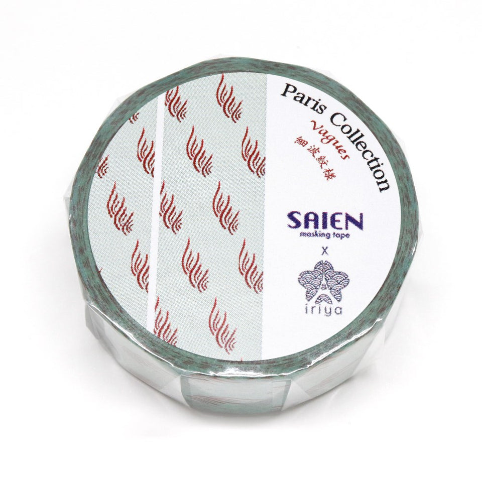 SAIEN Washi Masking Tape, Sazanami Ripples