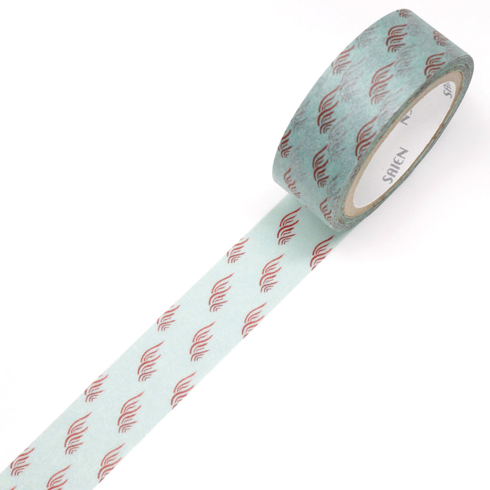 SAIEN Washi Masking Tape, Sazanami Ripples — product image 2