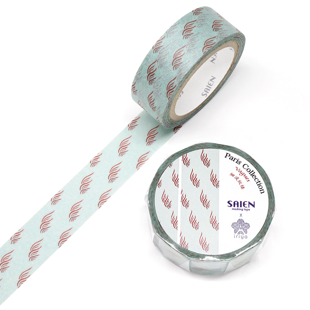 SAIEN Washi Masking Tape, Sazanami Ripples — product image 3