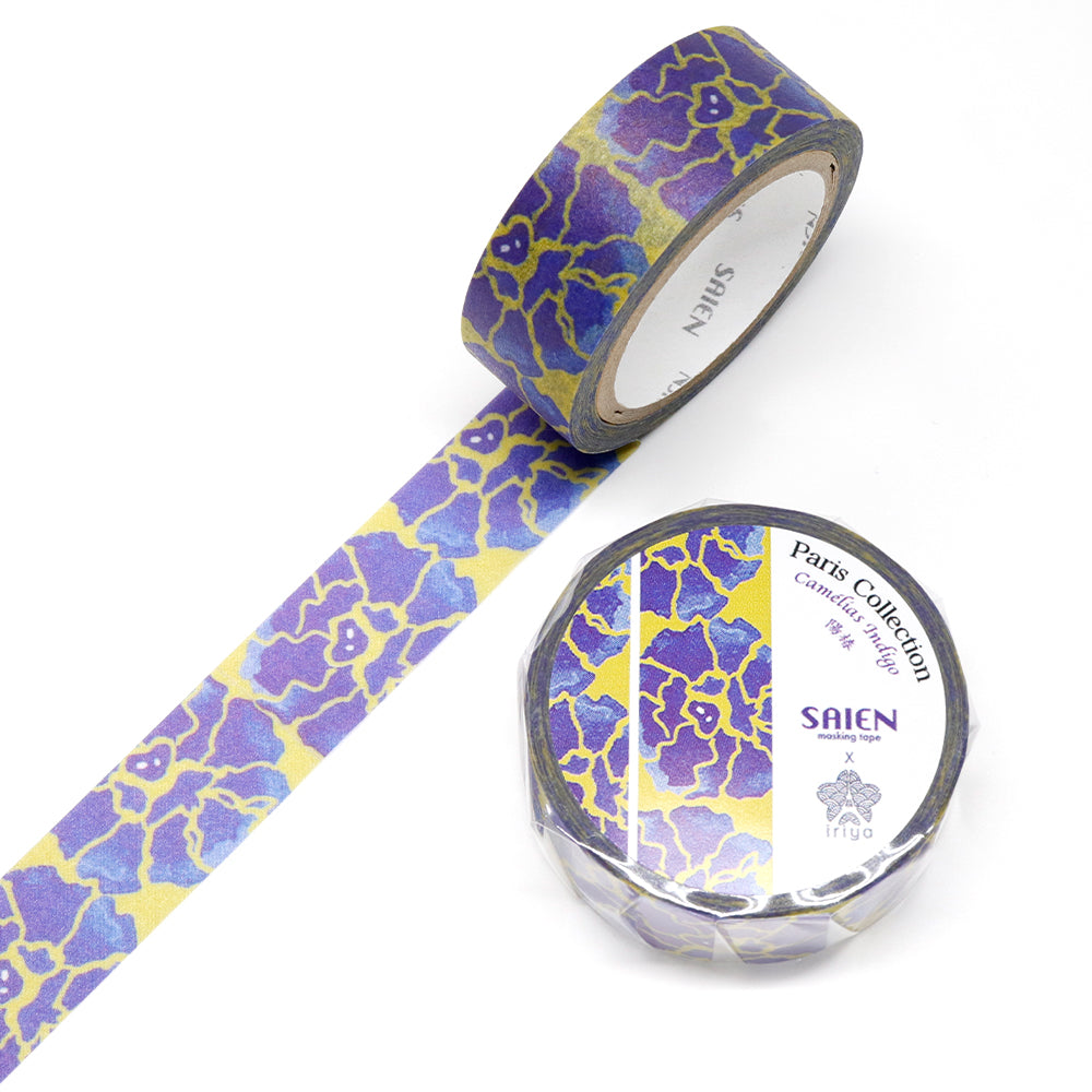 SAIEN Washi Masking Tape, Sunlit Camellia — product image 3
