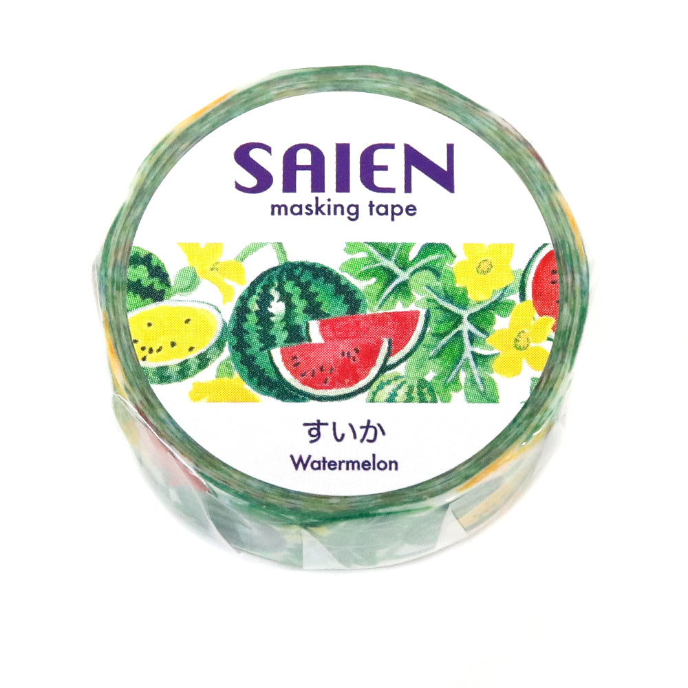 SAIEN Washi Masking Tape, Watermelon