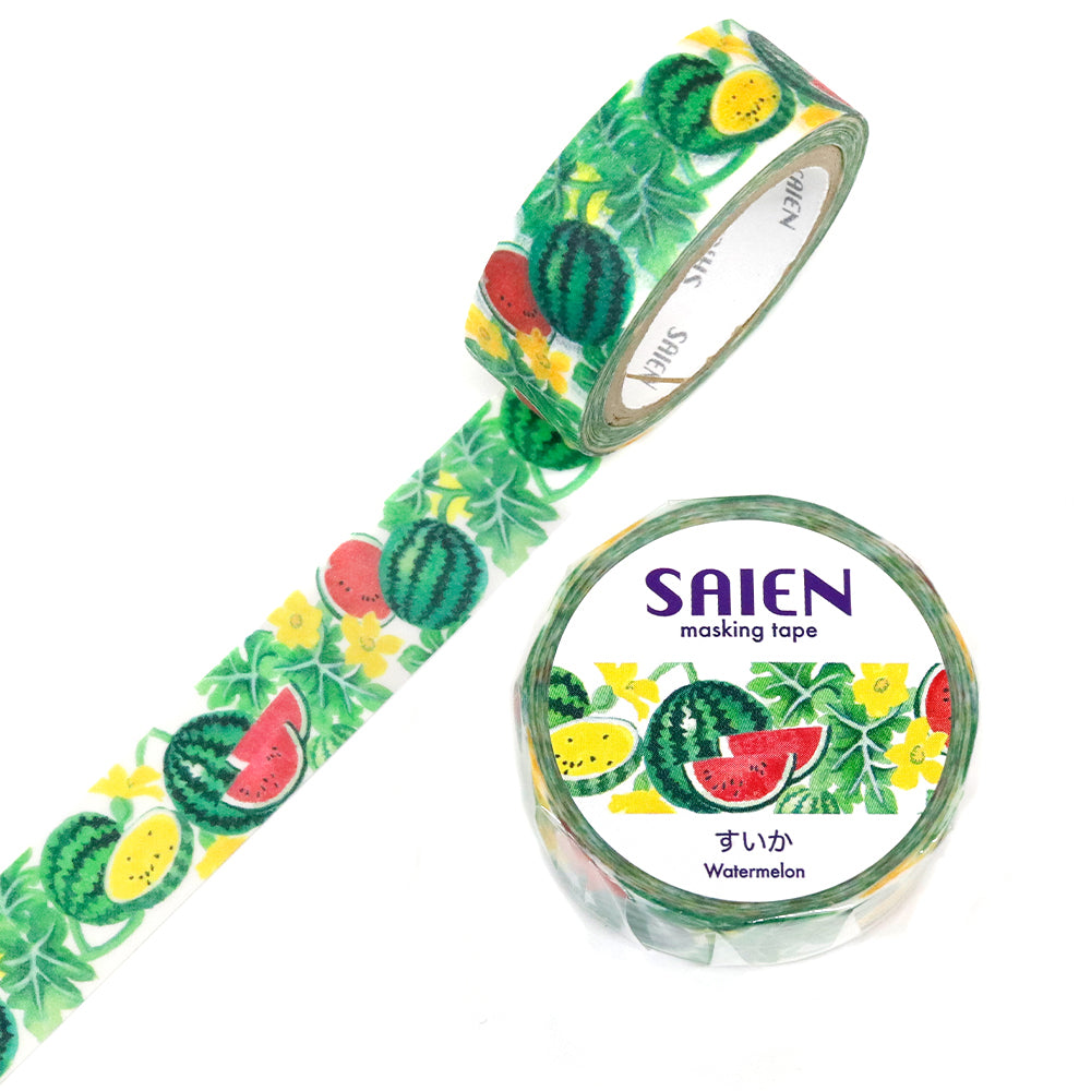 SAIEN Washi Masking Tape, Watermelon — product image 3