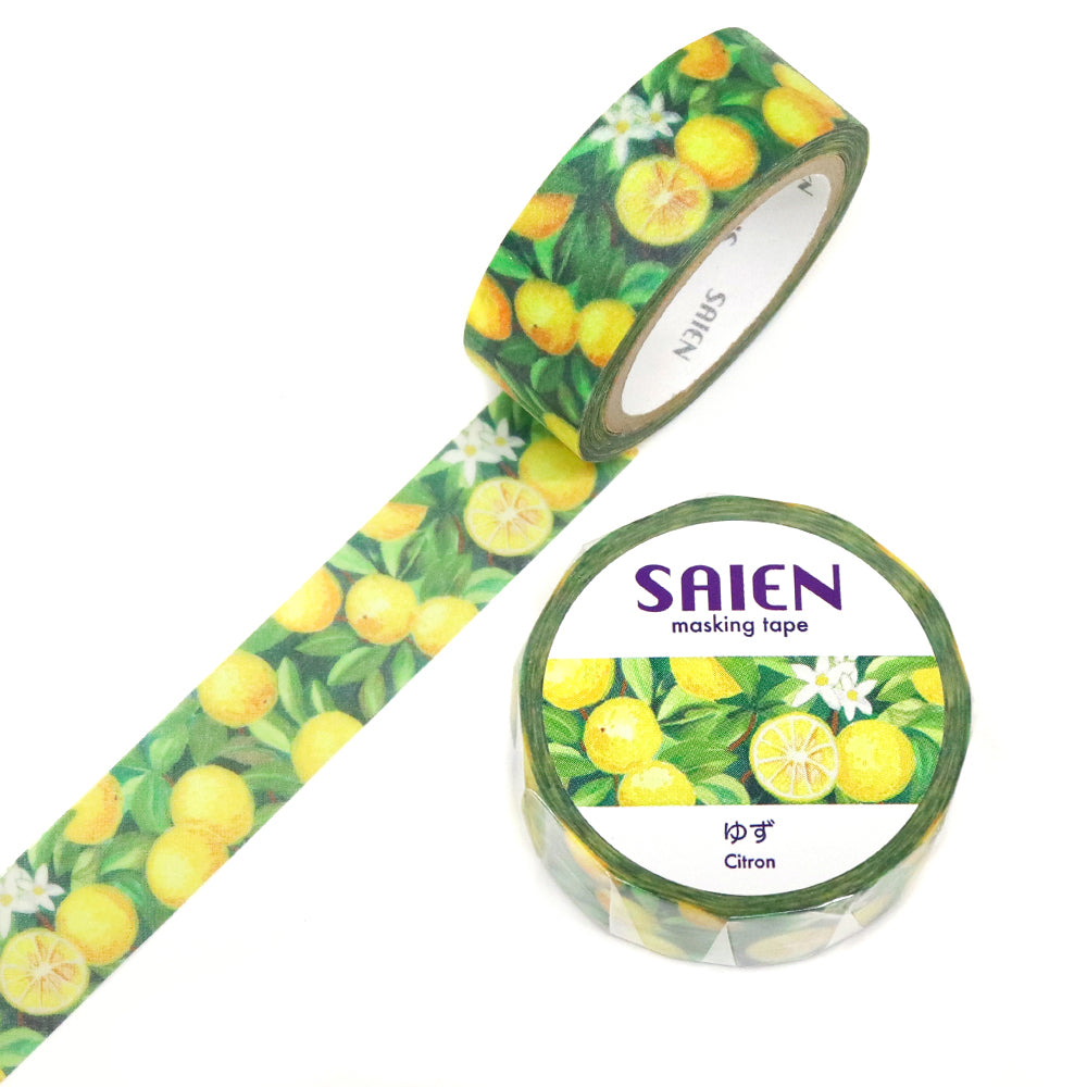 SAIEN Washi Masking Tape, Yuzu — product image 3