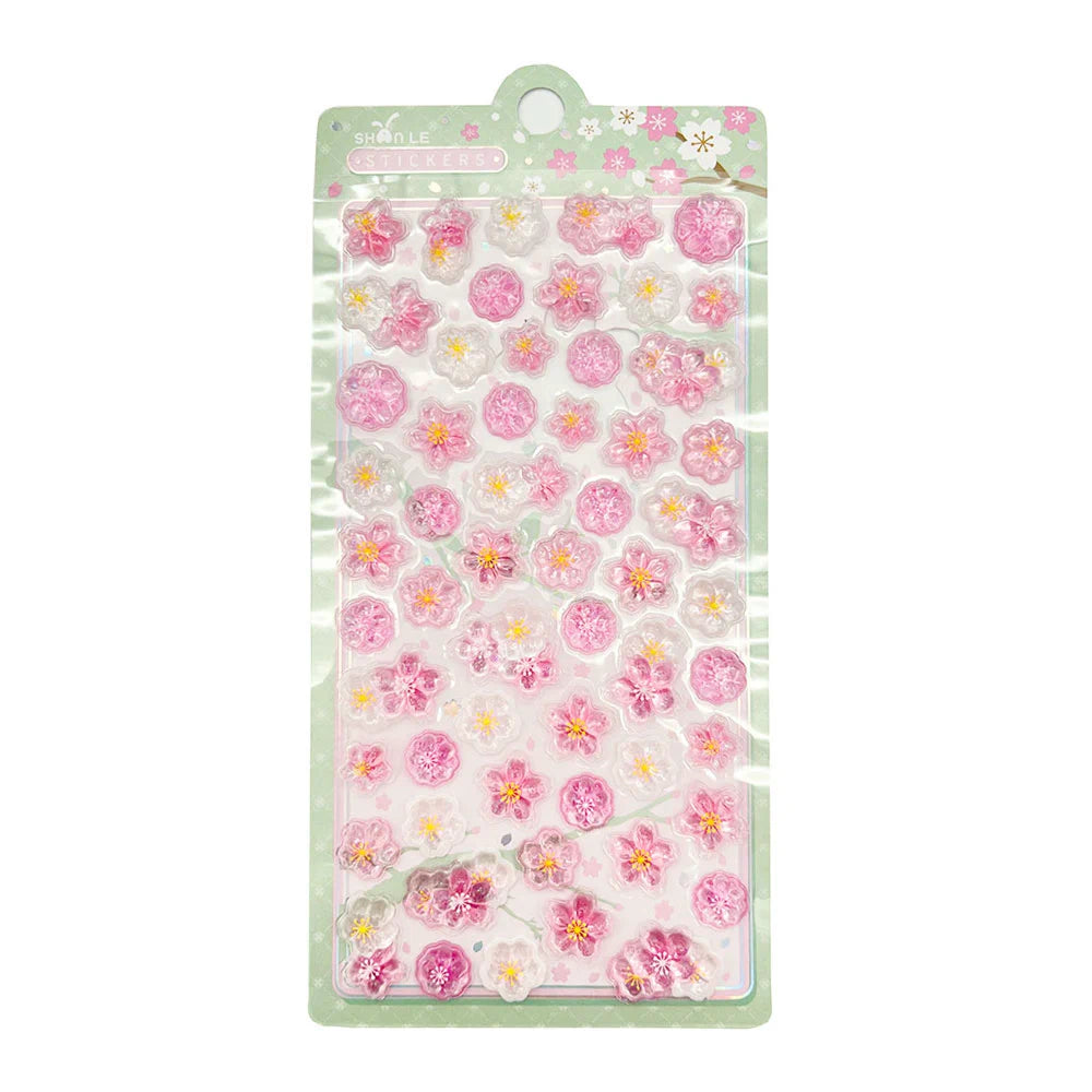 Sakura Clear Puffy Sticker Set — alternate view 2