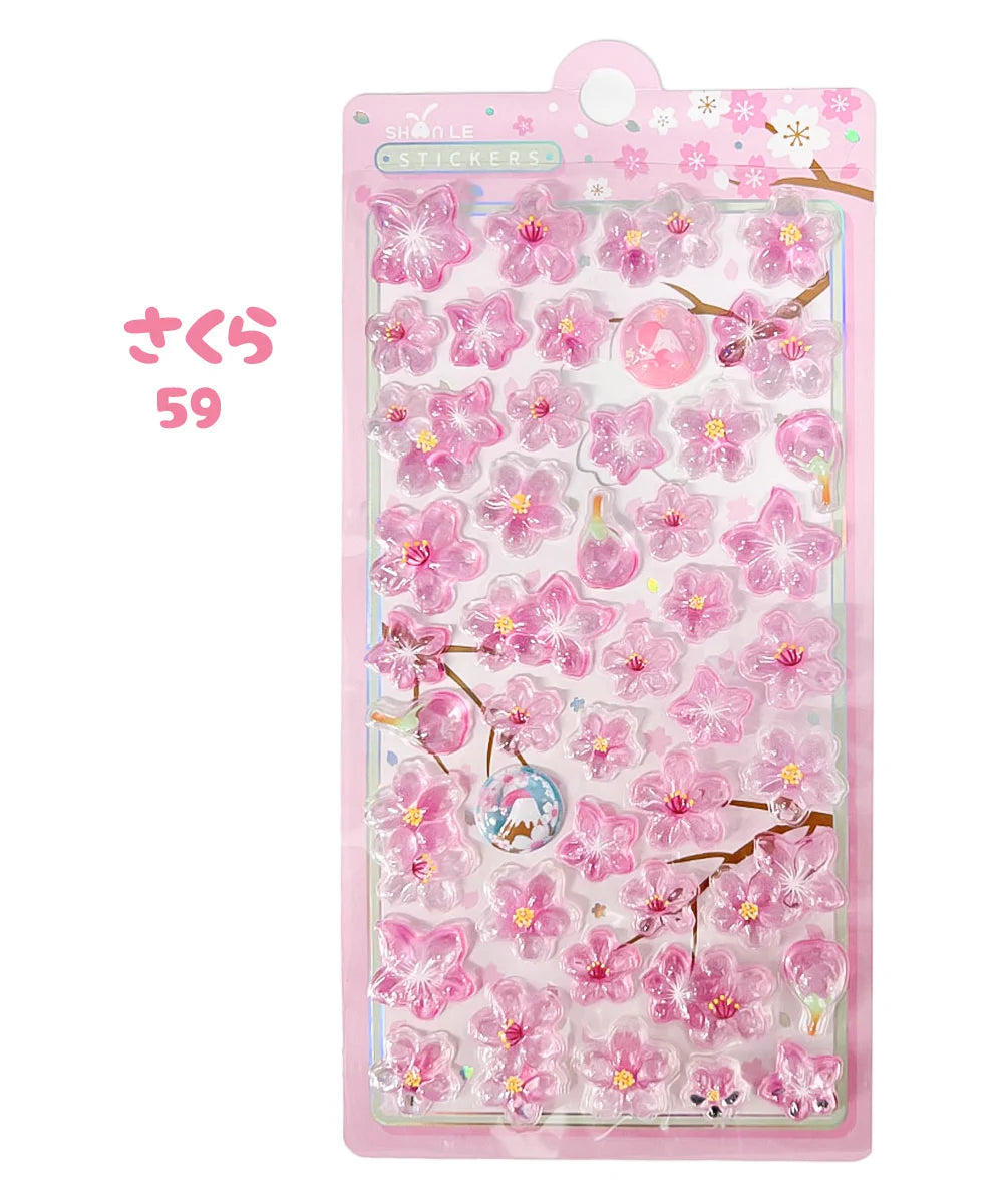 Sakura Clear Puffy Sticker Set — alternate view 6
