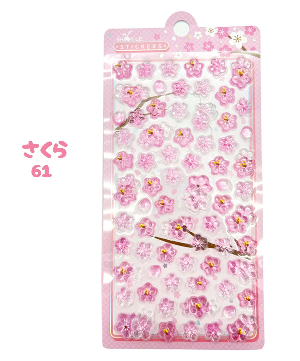 Sakura Clear Puffy Sticker Set — alternate view 9