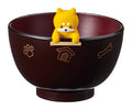 Shiru-wan Dog Soup Bowl and Chopstick Rest Set Shiba Inu