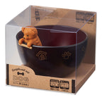 Shiruwan Soup Bowl and Chopstick Rest Set, Brown Poodle — product image 2