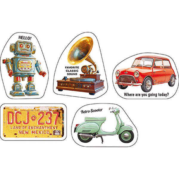 Retro Sticker Set A (Made in Japan)