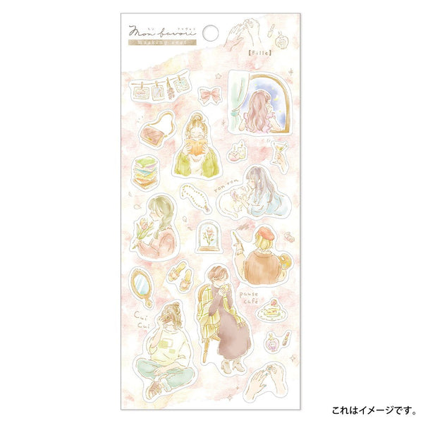 Washi Masking Sticker Sheet — Fille