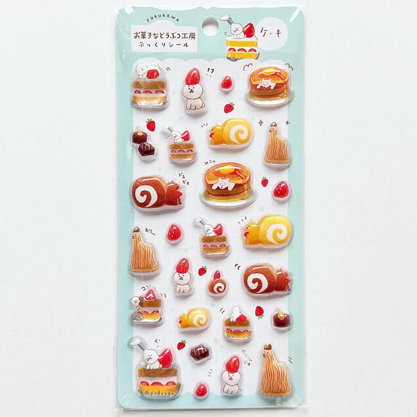 Sweet Animal Workshop Puffy Sticker Sheet