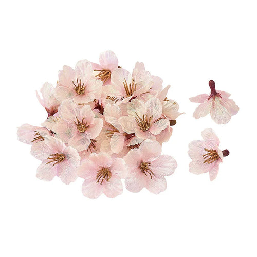 Tokyo-do Moonlit Sakura Artificial Flower Ring, Light Pink
