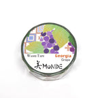 Washi Masking Tape, Georgia Grapes 15 mm