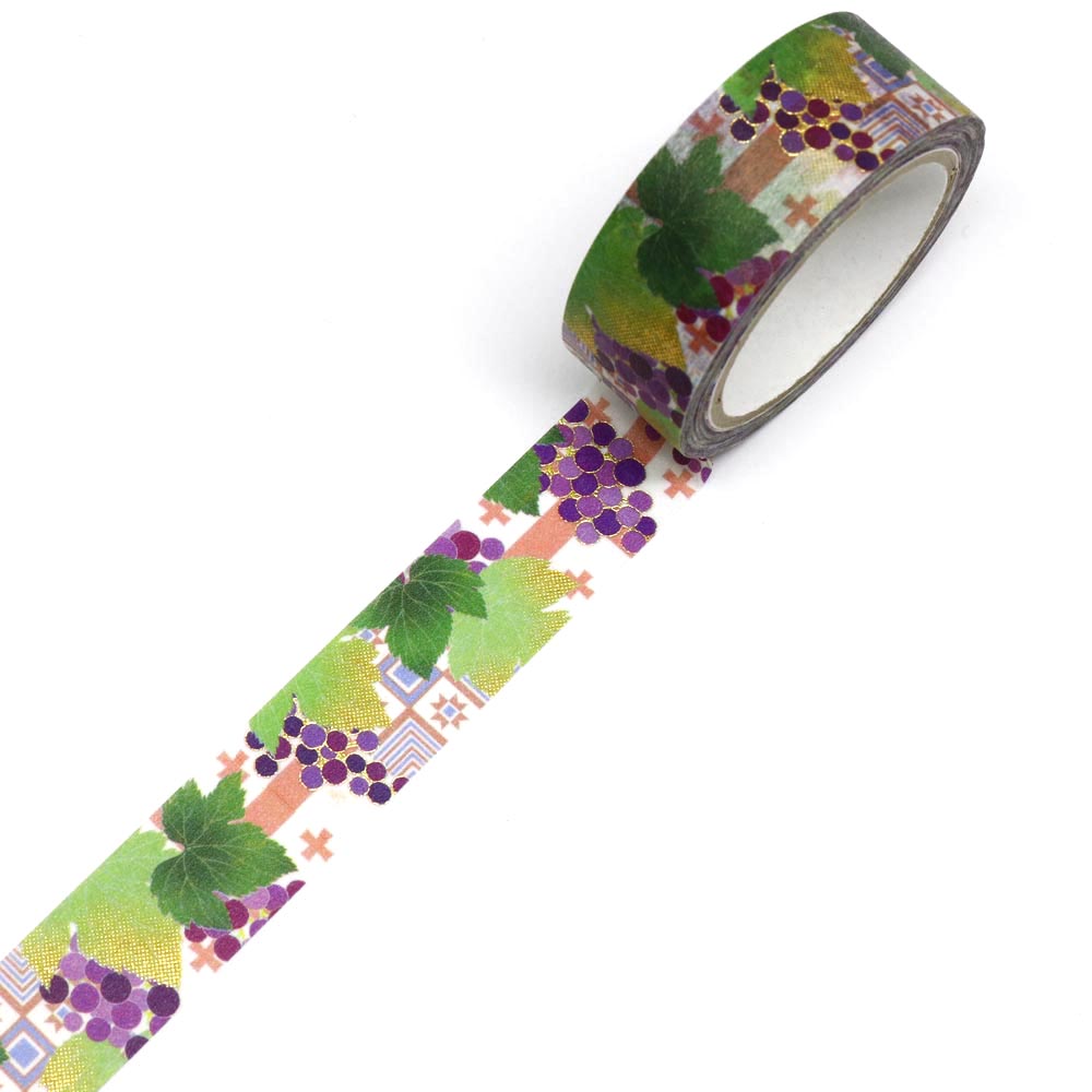 Washi Masking Tape, Georgia Grapes 15 mm — product image 2
