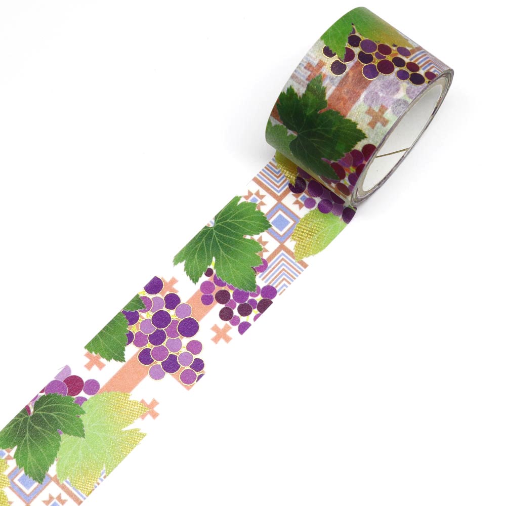 Washi Masking Tape, Georgia Grapes 25 mm — product image 2