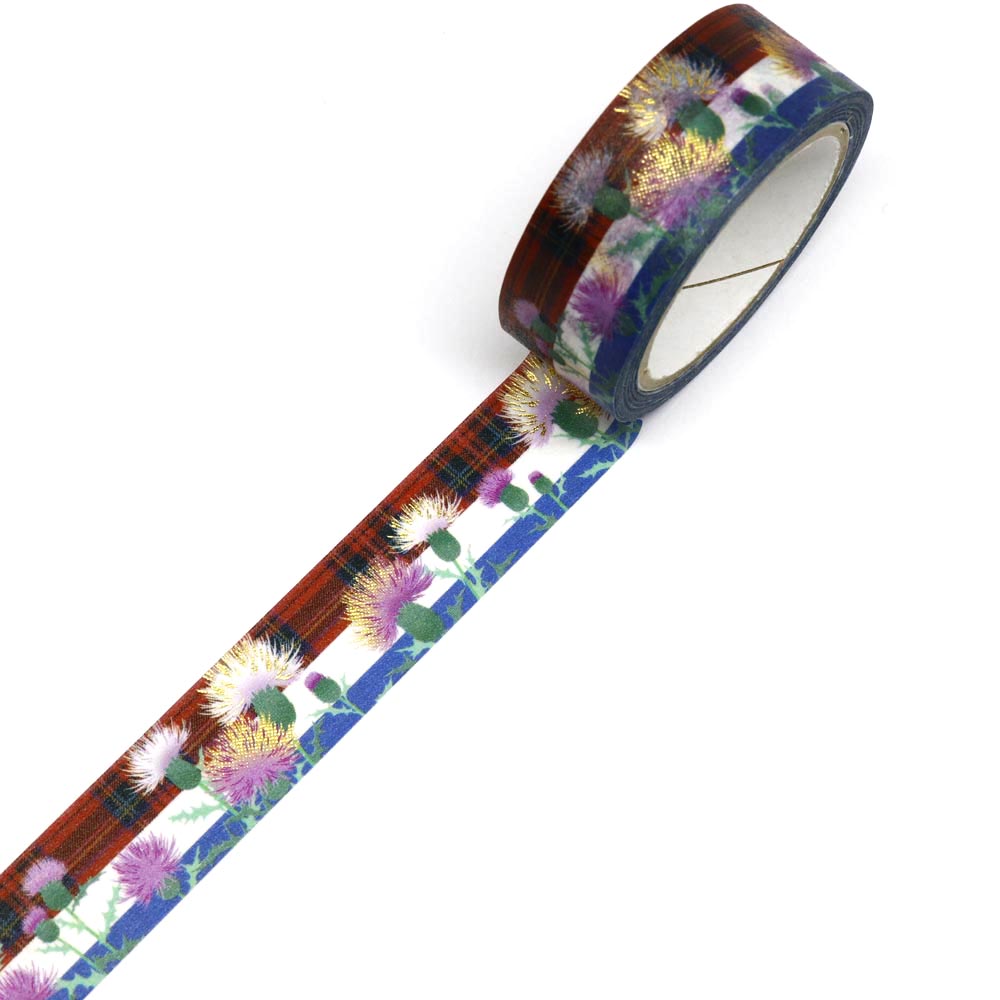 Washi Masking Tape, Scotland Thistle 15 mm — product image 2