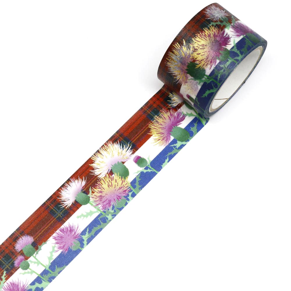 Washi Masking Tape, Scotland Thistle 25 mm — product image 2
