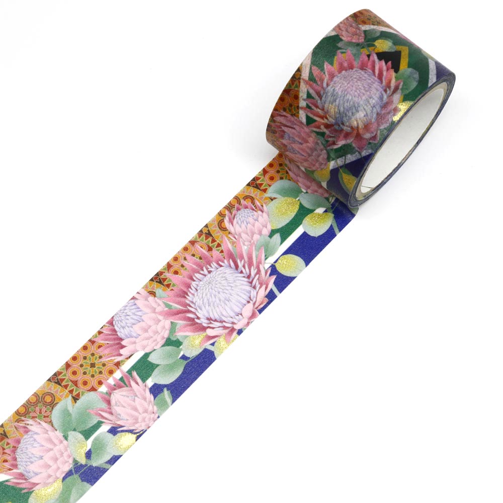Washi Masking Tape, South Africa Protea 25 mm — product image 2
