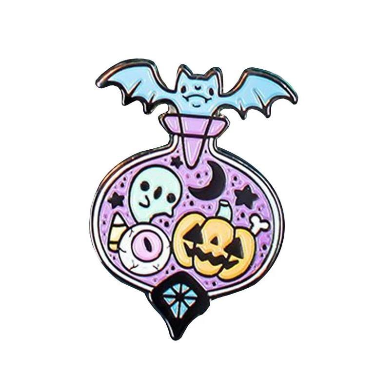 Halloween Potion Bottle Enamel Pin